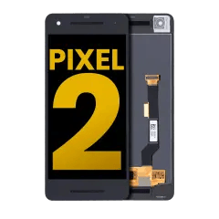 OLED-enhet utan ram för Google Pixel 2 (renoverad) (alla färger)