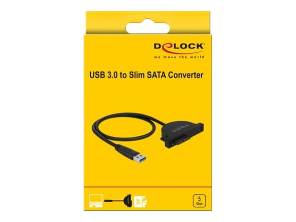 DeLOCK USB 3.0 to Slim SATA Converter Lagringskontrol