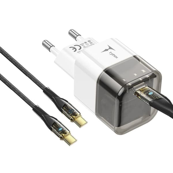 T-PHOX VÄGGLADDARE T-PP10 20W USB-C svart svart