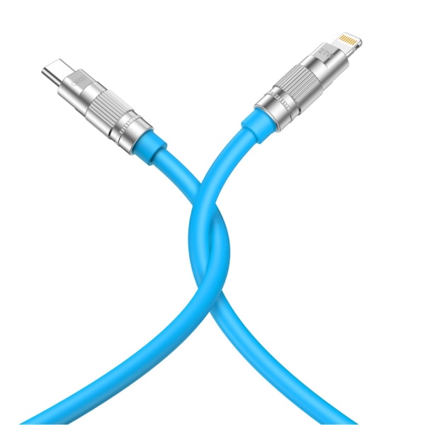 XO-kabel   USB-C - Lightning 1,2m 27W blå blå