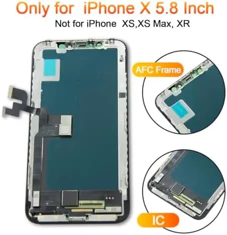 bättre ersättnings skärm för iphone X grå
