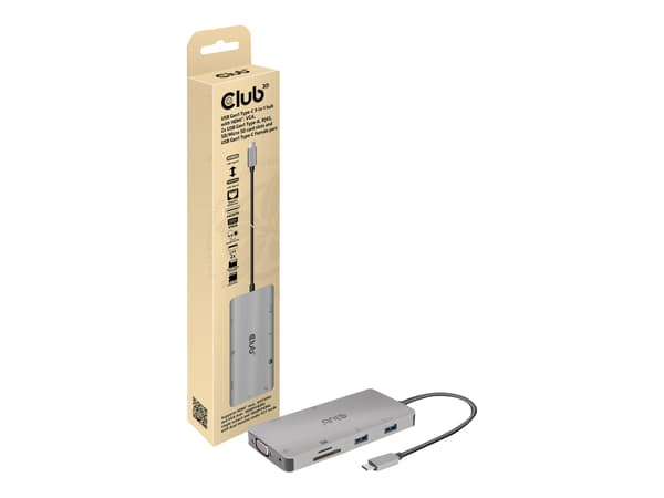 Club 3D CSV-1594 9-in-1 USB-C Gen1 Dockingstation