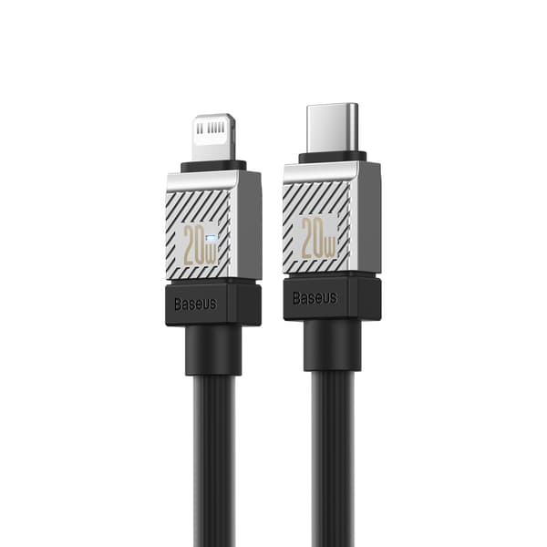 Baseus kabel CoolPlay USB-C - Lightning 1m 20W svart svart