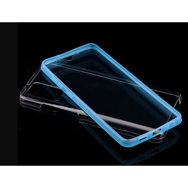 2 delar silikon fodral för samsung S21ultra blå blå