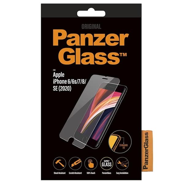 PanzerGlass Original Krystalklar för Apple iPhone 6, 6s, 7, 8, SE (2. generation)