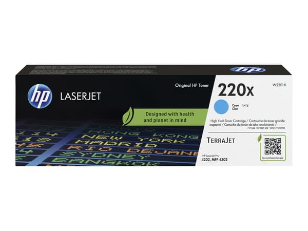 HP 220X Cyan 5500 sidor Toner