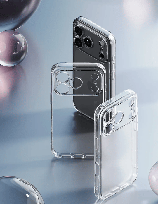 Slimmat silikonskal – Transparent – iPhone 17 Pro Max transparent