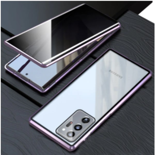 Sekretessskydd metallfodrall till Samsung S20 plus lila lila
