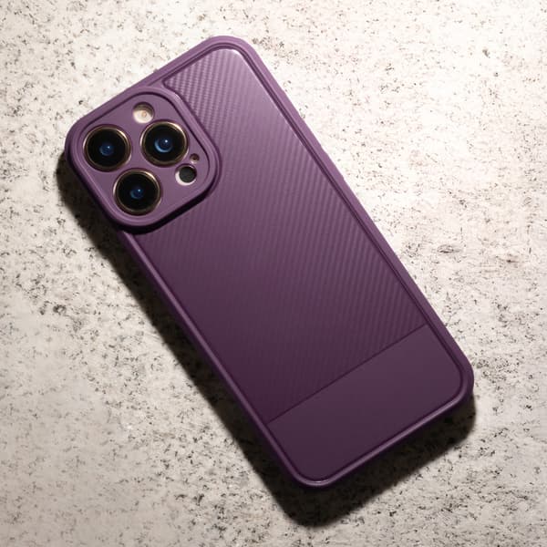 Simple Carbon skal för iPhone 17 Air lila