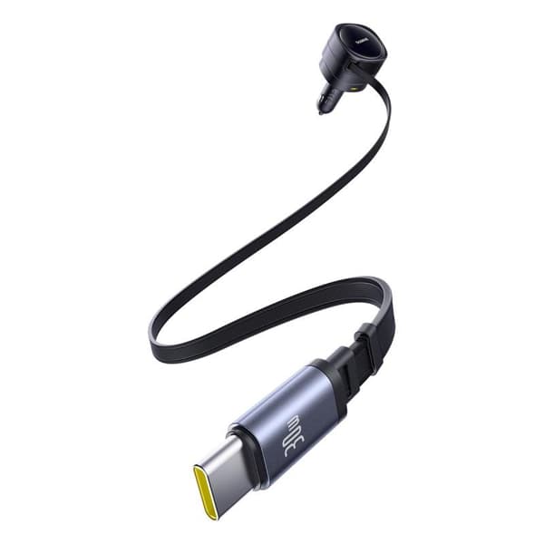 Baseus PD billaddare 1x USB-C + USB-A-port 90W svart
