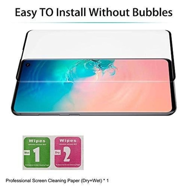 2 st Heltäckande skärmskydd  för Samsung S10 plus