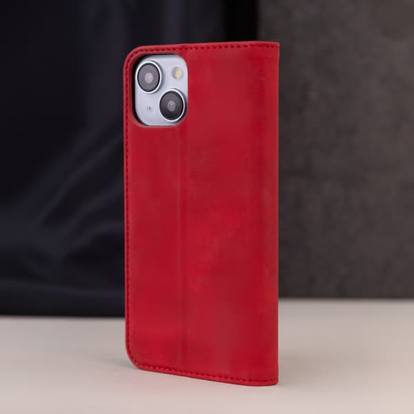 Smart mockafodral för iPhone 16e / 17e röd