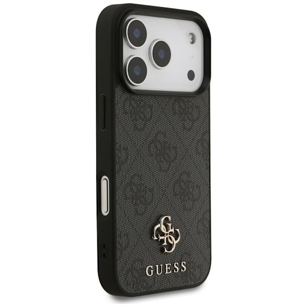 Guess 4G Small Classic Logo MagSafe Case for iPhone 17 Pro Black