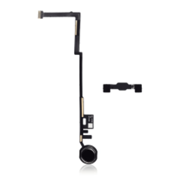 Hemknapp Flexkabel för iPad 5 (2017) / iPad 6 (2018) (Eftermarknad Plus) (Svart)