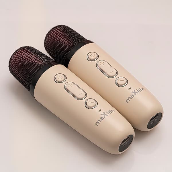 Maxlife Bluetooth karaoke högtalare MXKS-200 rosa blå