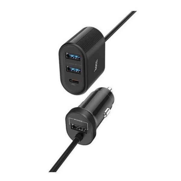 HOCO Billaddare - 42W 3x USB PD 3.0 + Type -C Z35 svart