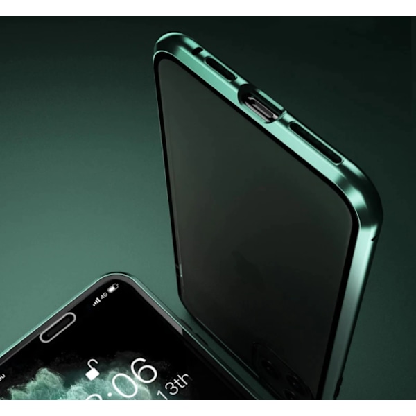 metallfodrall till iphone 11 pro grön