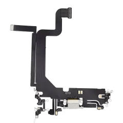 Laddningsport Flexkabel för iPhone 14 Pro Max (Eftermarknad Plus) (Silver) silver