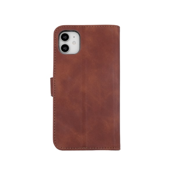 Smart Velvet-fodral för iPhone 14 pro 6,7" brunt brun