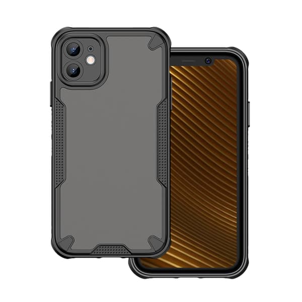 Defender Matt-fodral för iPhone 11 svart