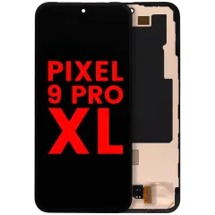 OLED-enhet med ram (med fingeravtryckssensor) för Google Pixel 9 Pro XL (Aftermarket Plus) (alla färger)