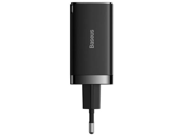 Baseus GaN5 Pro Strömforsyningsadapter 65Watt svart