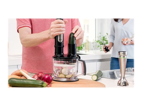 Braun Multiquick 7 MQ 7087X Stavblender Höj ende-svart/börstet rustfrit stål'