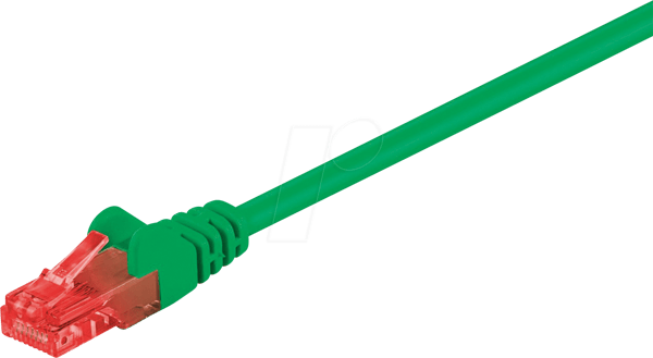 Goobay CAT 6 U/UTP CCA 7,5m Green grön