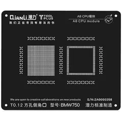 A8 BMW750 iBlack Stencil (2D) (Qianli)