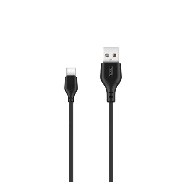 XO-kabel NB103 USB - USB-C 1,0 m 2,1A svart svart