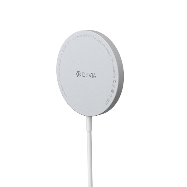 Devia trådlös laddare Smart magnetisk 15W vit