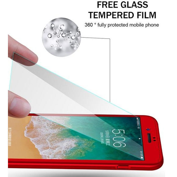 360 fodral med Skärmskydd till iphone 7/8 plus