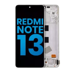 LCD-enhet med ram för Xiaomi Redmi Note 13 4G (Eftermarknad: Incell) (Mintgrön) grön