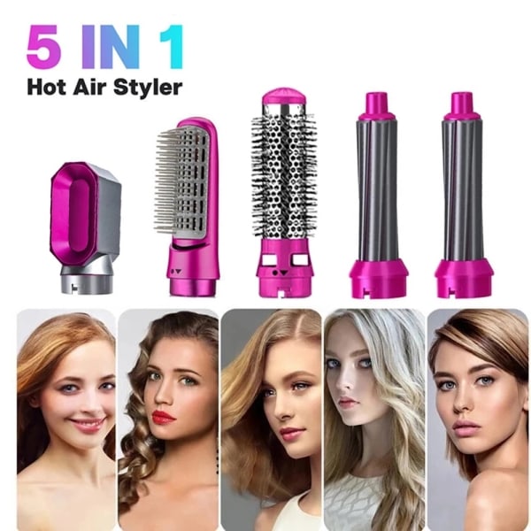 5 in 1 -hiustenkuivaajasarja Professional Hot Air Comb