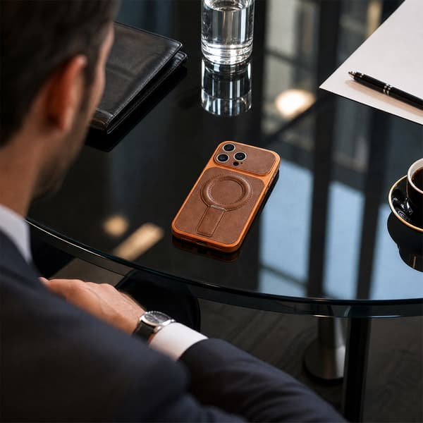 Luxgrip Mag skal för iPhone 16 Pro Max orange