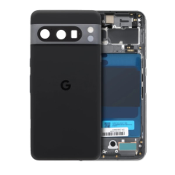 Baksida för Google Pixel 8 Pro (Äkta OEM) (Obsidian)