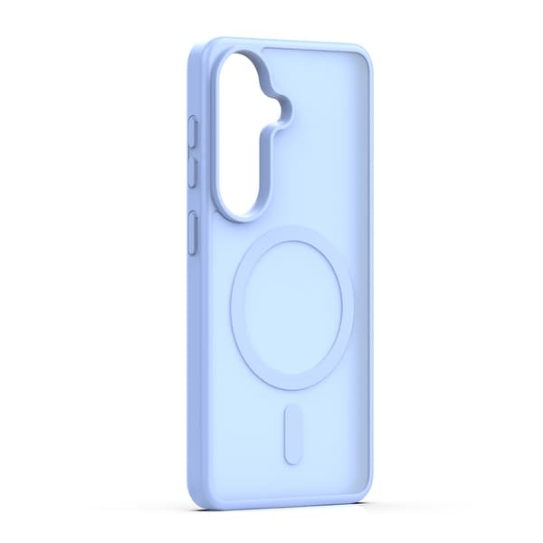 Mag Matt skal för Samsung Galaxy S26 ljusblå stort hål