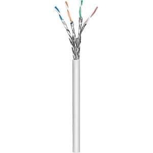 Goobay CAT 6a S/FTP CU 0,25m White vit