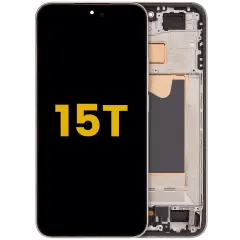 OLED-enhet med ram för Xiaomi 15T (renoverad) (roséguld)