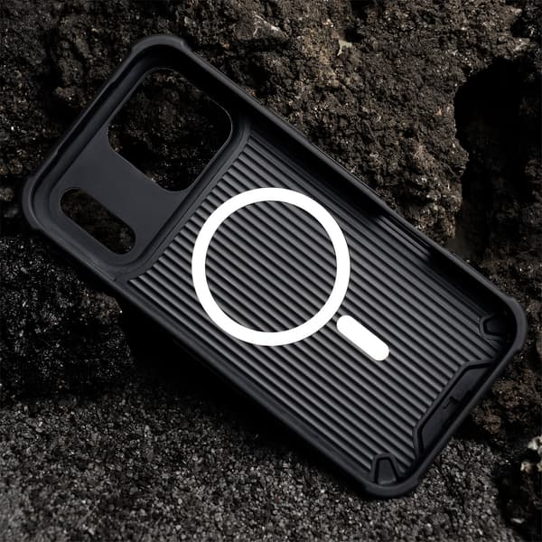 Defender 2-i-1 Mag-fodral för iPhone 16 Pro Max 6,9\" svart