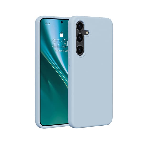 Etteri Silikonskal för Samsung Galaxy S25 Plus ljusblå