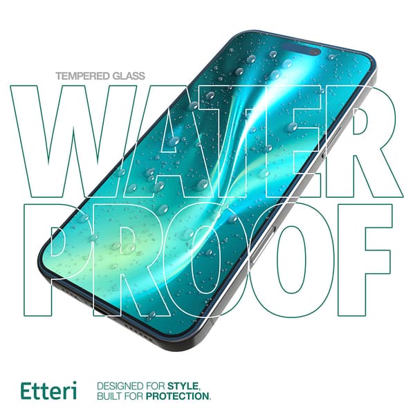 Etteri härdat glas 9D för iPhone 16 Plus 6,7\"