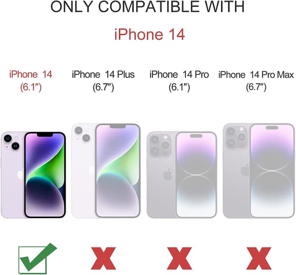 caseme 008 för iphone 14 röd