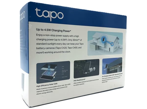 Tapo A200 - solarpanel - 4.5 Watt