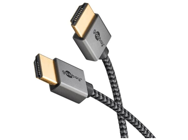 goobay Plus Series 2.0 Slim HDMI-kabel 4K 60Hz 2m