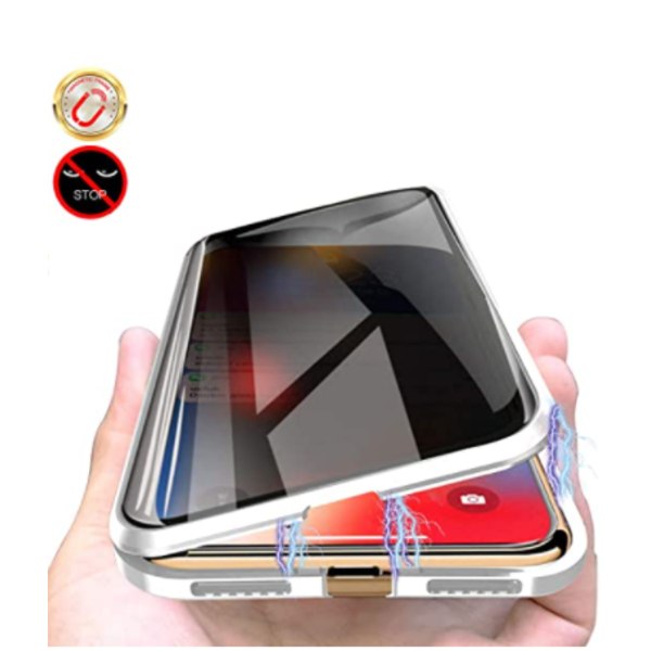 Sekretessskydd metallfodrall till iPhone 13 pro max silver silver