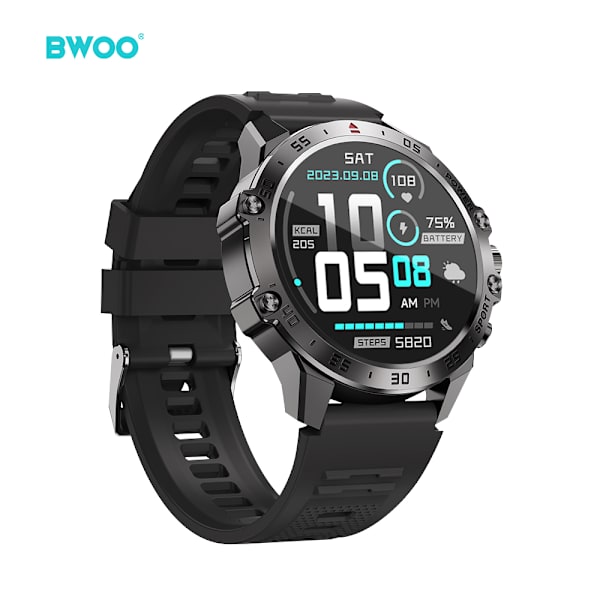 BWOO smartwatch WA-08 1.43” AMOLED svart