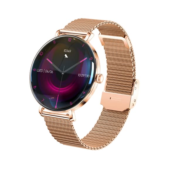 Forever Smartwatch Lucca SB-370 Roseguld - Prickigt Band