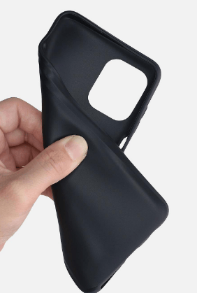 Matt TPU-fodral för iPhone iPhone 14 Plus 6,7" svart