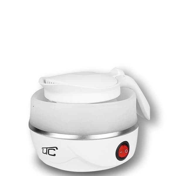Vikbar silikon mini resekokare vit 220-240V / 50Hz 0,6L LTC vit